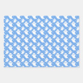 Pastel Ghosts Halloween Wrapping Paper Set 3 Geschenkpapier Set (Vorderseite 2)