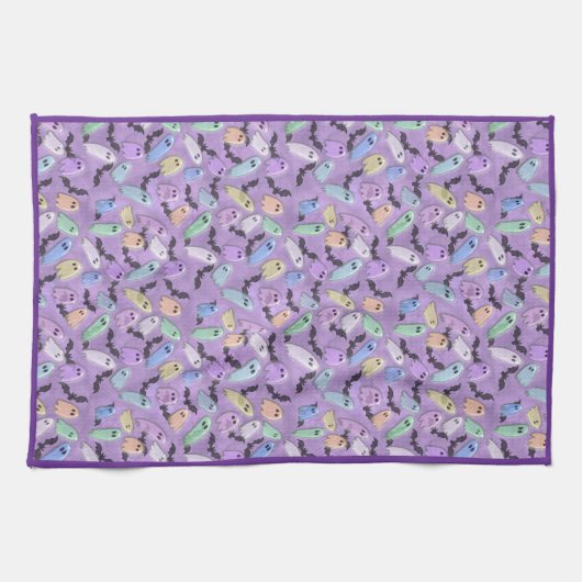 Pastel Ghosts Schürzen Kitchen Essential Geschirrtuch (Horizontal)