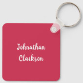 Pastel Giant Thorns Abstrakte Kunst Schlüsselanhänger (Rückseite)