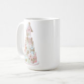 Pastel Gingerbread Sugar Castle Tasse (Vorderseite Links)