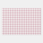 Pastel Gingham Geschenkpapier Set (Vorderseite 3)
