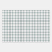 Pastel Gingham Geschenkpapier Set (Vorderseite 2)