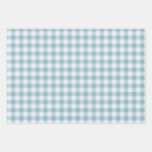 Pastel Gingham Geschenkpapier Set (Vorderseite)