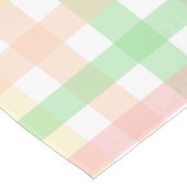 Pastel Gingham Kurzer Tischläufer (Ecke)