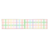 Pastel Gingham Kurzer Tischläufer (Horizontal)