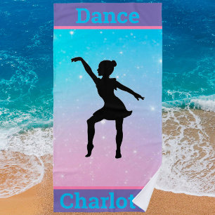 Pastel Girls Dance Beach Handtuch