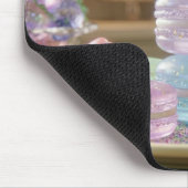 Pastel Glass Macaron Cookies   Mousepad (Ecke)