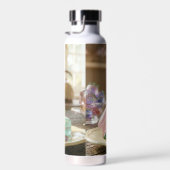 Pastel Glass Macaron Cookies Personalized  Trinkflasche (Rechts)