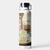 Pastel Glass Macaron Cookies Personalized  Trinkflasche (Rückseite)
