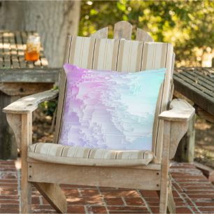 Pastel Glitch Kissen