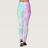 Pastel Glitch Leggings (Rückseite)