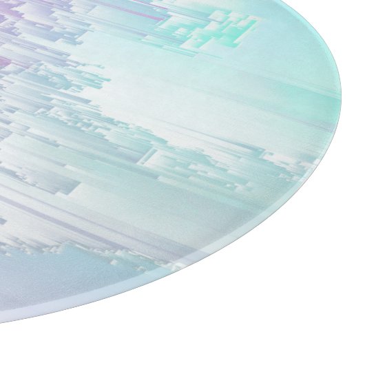 Pastel Glitch Schneidebrett (Ecke)