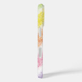 Pastel Glitter Regenbogen Case-Mate iPhone Hülle (Rückseite / Rechts)