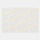 Pastel Glittery Wrapping Paper Sheets Geschenkpapier Set (Vorderseite 2)