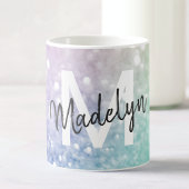 Pastel Glitzer Bokeh HintergrundGlam Elegant Glitt Kaffeetasse