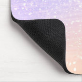 Pastel Glitzer Moderner Glam Office Computer Mousepad (Ecke)