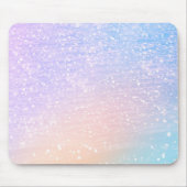 Pastel Glitzer Moderner Glam Office Computer Mousepad (Vorne)