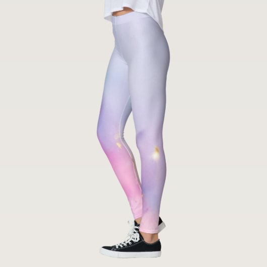 Pastel-Glitzer-Nebel Leggings (Links)