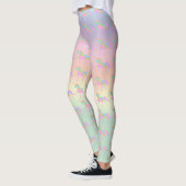 Pastel Glitzer Rainbow Einhorn Leggings Yoga Pants (Links)
