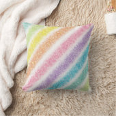 Pastel Glitzer Rainbow Kissen (Decke)