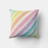 Pastel Glitzer Rainbow Kissen (Rückseite)