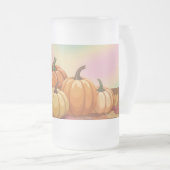 Pastel Glossy Pumpkins Mattierte Tasse (VorderseiteRechts)