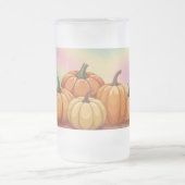 Pastel Glossy Pumpkins Mattierte Tasse (Mittel)