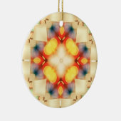 Pastel Glow Inner Light : Gold Blue Pink Ornament (Rechts)