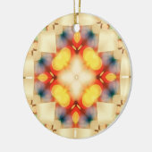 Pastel Glow Inner Light : Gold Blue Pink Ornament (Links)