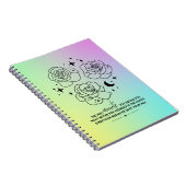 Pastel Glow Up Notebook Notizblock (Rechte Seite)