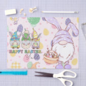 Pastel Gnomes sagen - Happy Oaster, Y'all! Seidenpapier (Handwerk)