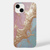 Pastel Gold Marble Case-Mate iPhone Hülle (Rückseite)