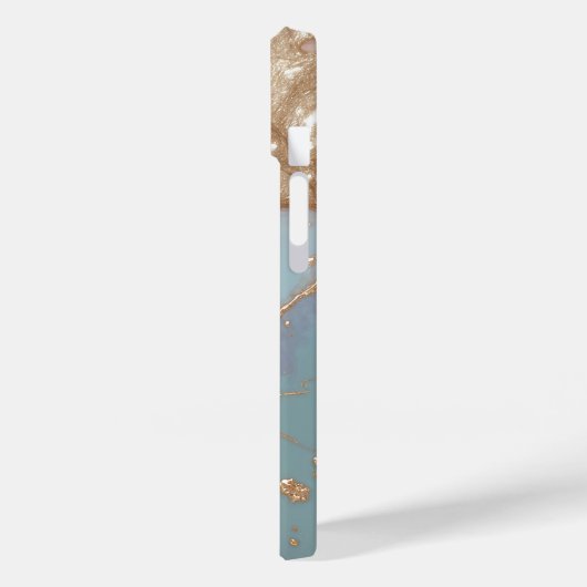 Pastel Gold Marble Case-Mate iPhone Hülle (Rückseite / Links)