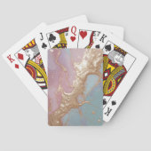Pastel Gold Marble Spielkarten (Rückseite)