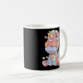 Pastel Goth Anime Kawaii Unicorn Creepy Voodoo Dol Kaffeetasse (VorderseiteRechts)