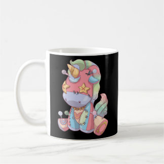 Pastel Goth Anime Kawaii Unicorn Creepy Voodoo Dol Kaffeetasse