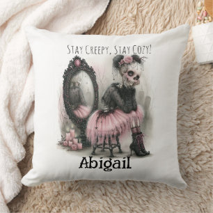 Pastel-Goth-Ästhetik Halloween Kissen