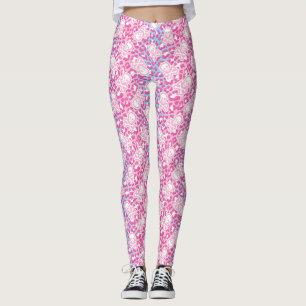 Pastel Goth Ästhetik Leopard Print Piratenflagge Leggings
