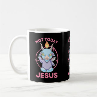 Pastel Goth Baby Baphomet nicht heute Jesus Anime  Kaffeetasse