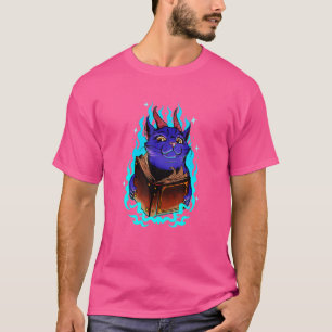 Pastel Goth Baphomet Cat Evil Pagan Gothic Kitten T-Shirt