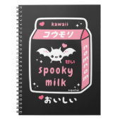 Pastel Goth Bat Milch Notizblock (Vorderseite)