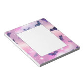 Pastel Goth Bats Muster Notizblock (angewinkelt)