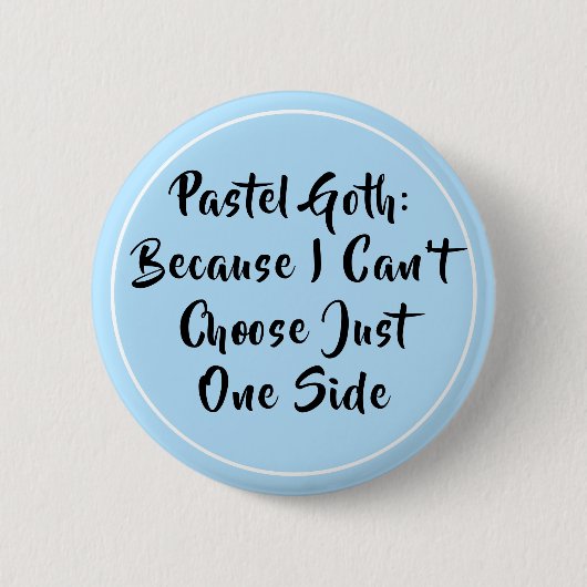 Pastel Goth Button (Vorderseite)