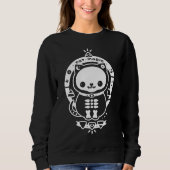 Pastel Goth Cat Magic Sweatshirt (Vorderseite)