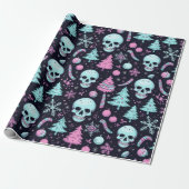 Pastel Goth Christmas Geschenkpapier (Ungerollt)