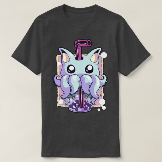 Pastel Goth Creepy Boba Bubble Tee Kawaii (Design vorne)