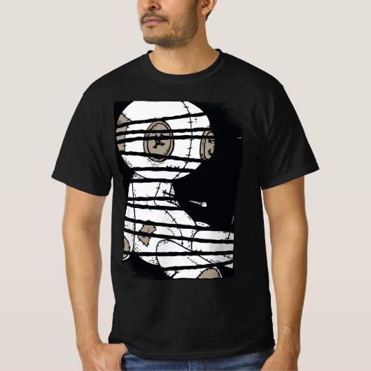 Pastel Goth Creepy Cute Voodoo With Needles T-Shirt (Vorderseite)