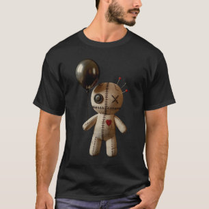 Pastel Goth Creepy Goth Voodoo mit Black Balloon T-Shirt