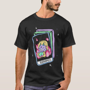 Pastel Goth Creepy Kawaii Creepy Tarot Card Baphom T-Shirt