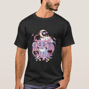 Pastel-Goth creepy okkult Satanisch Jackalope Kawa T-Shirt